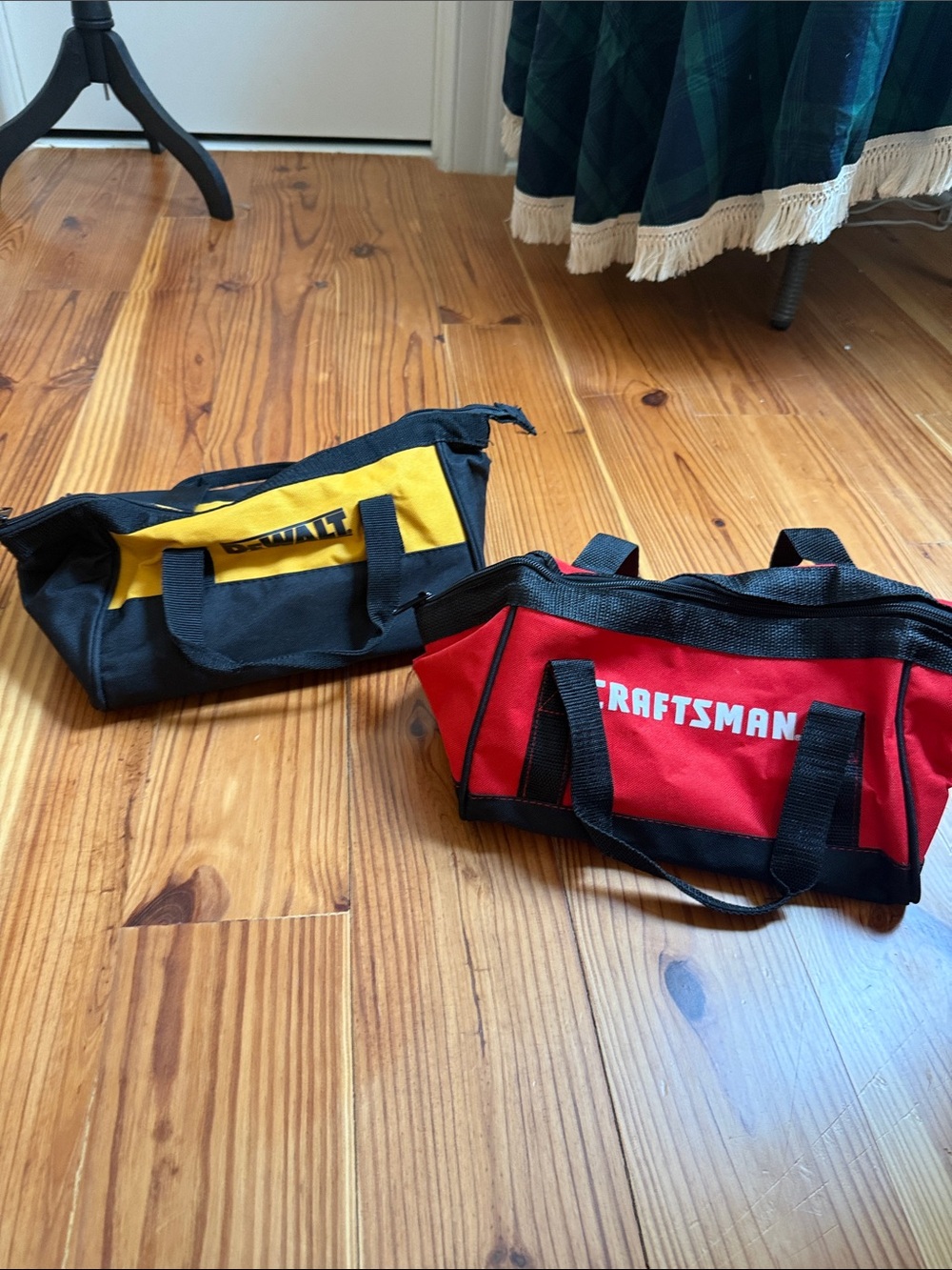 Craft Red and Black Duffel Tool Bag with Black Handles